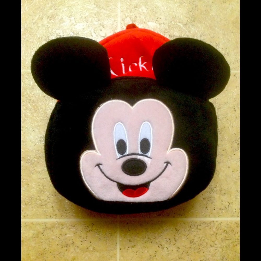 “MICKEY MOUSE” KIDS SOFT BACKPACK